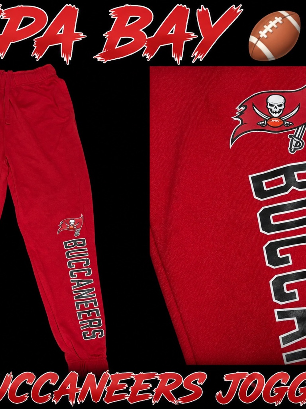 Fanatics Red Buccaneers Jogger Pants